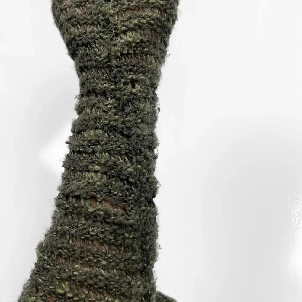 Mossimo Supply Co. Open Knit Long Cardigan Maxi Sweater Green Small
